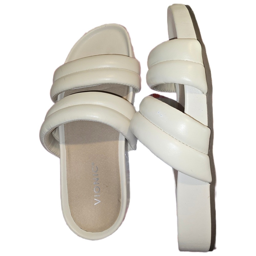 Vionic Maya Sandal Cream Sz 8 Womens Orthodic Sandal Style And Comfort View 4